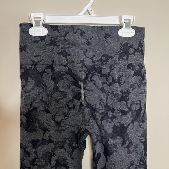 Gymshark Adapt Black Camo High Rise Leggings Small - Picture 9 of 11